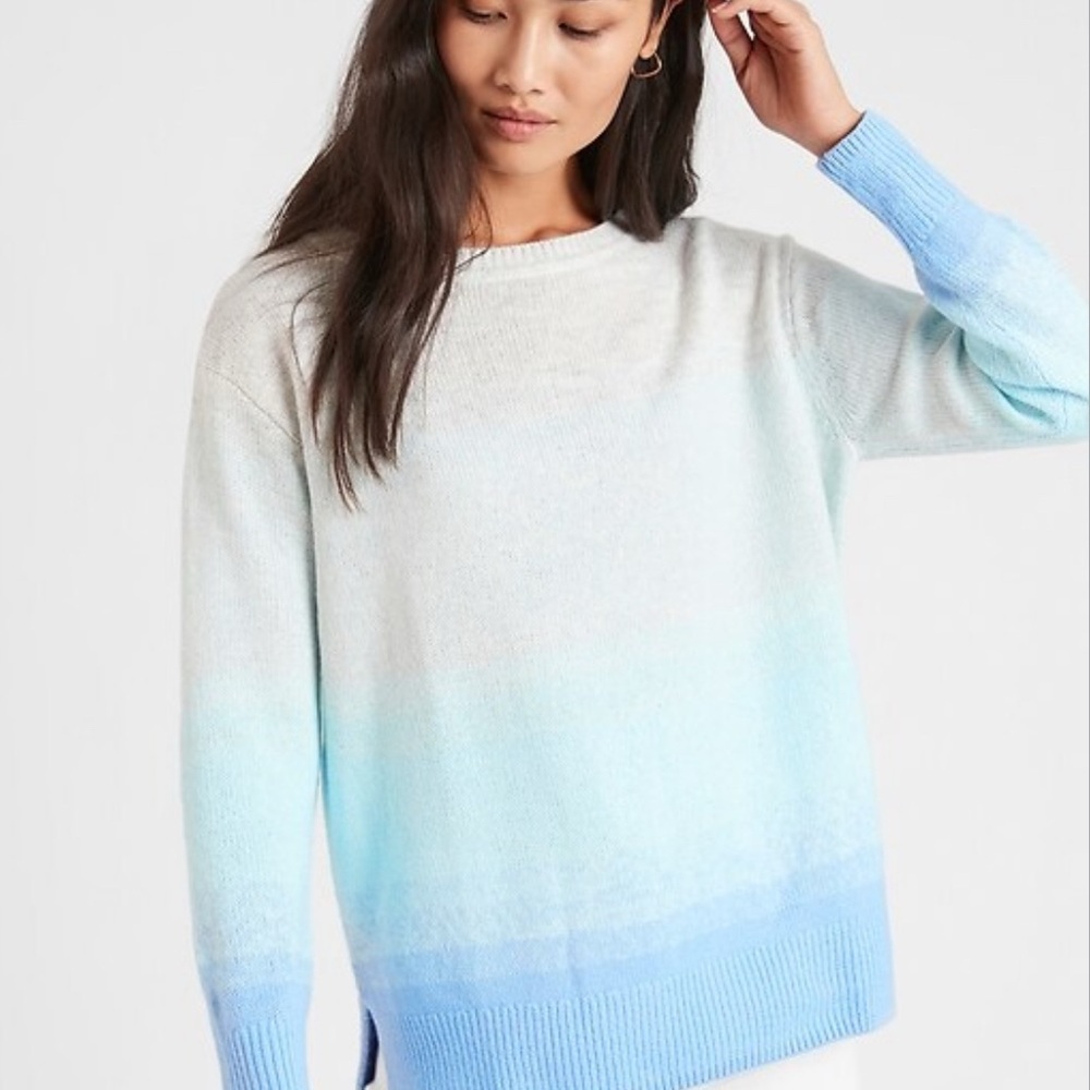 Banana Republic Factory COZY OMBRE CREW-NECK SWEATER